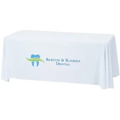 Serged Closed-Back Stain Resistant Table Throw - 6 feet