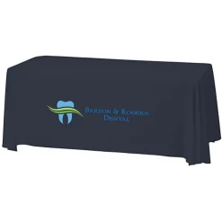 Serged Closed-Back Stain Resistant Table Throw - 6 feet