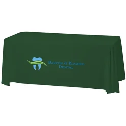 Serged Closed-Back Stain Resistant Table Throw - 6 feet