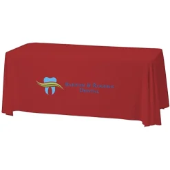 Serged Closed-Back Stain Resistant Table Throw - 6 feet