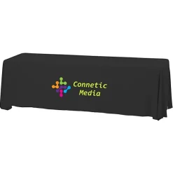 Serged Closed-Back Stain Resistant Table Throw - 8 feet