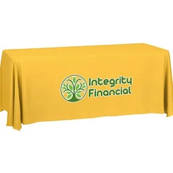 Serged Closed-Back Table Throw - 6 feet