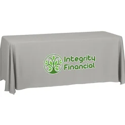 Serged Closed-Back Table Throw - 6 feet