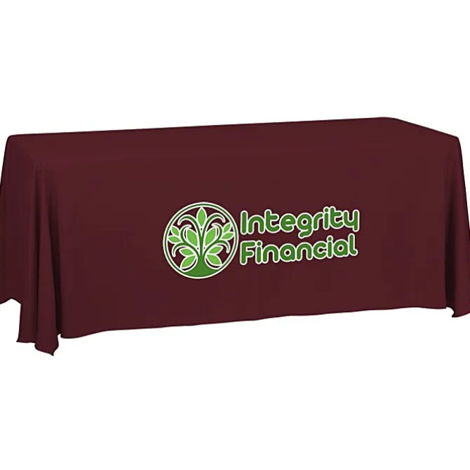 Serged Closed-Back Table Throw - 6 feet