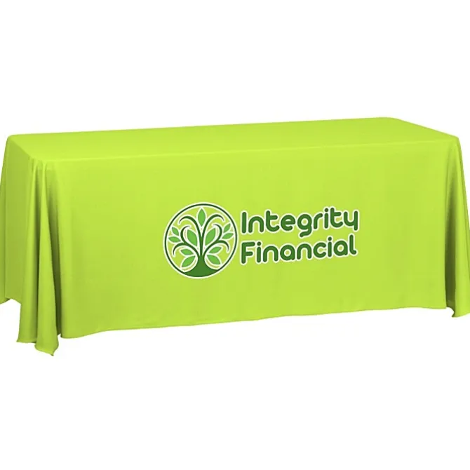 Serged Closed-Back Table Throw - 6 feet