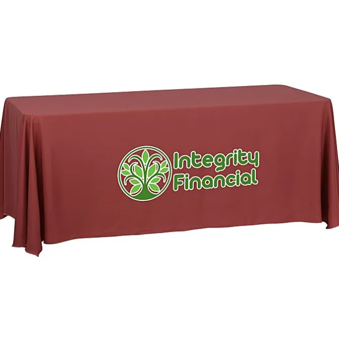 Serged Closed-Back Table Throw - 6 feet