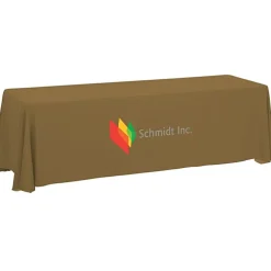 Serged Closed-Back Table Throw - 8 feet