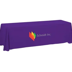 Serged Closed-Back Table Throw - 8 feet