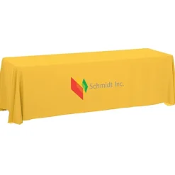 Serged Closed-Back Table Throw - 8 feet