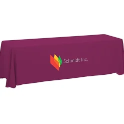 Serged Closed-Back Table Throw - 8 feet