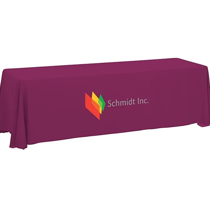 Serged Closed-Back Table Throw - 8 feet