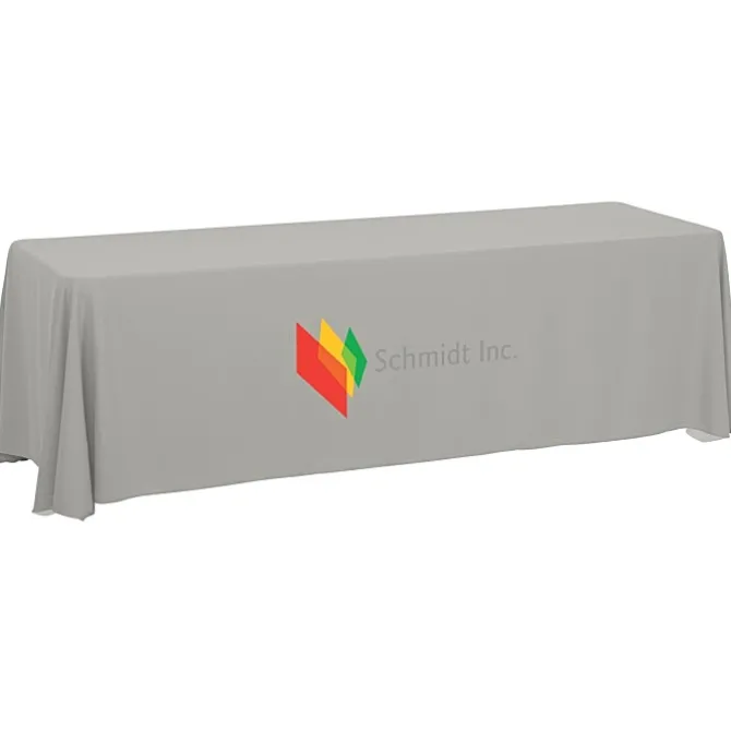 Serged Closed-Back Table Throw - 8 feet