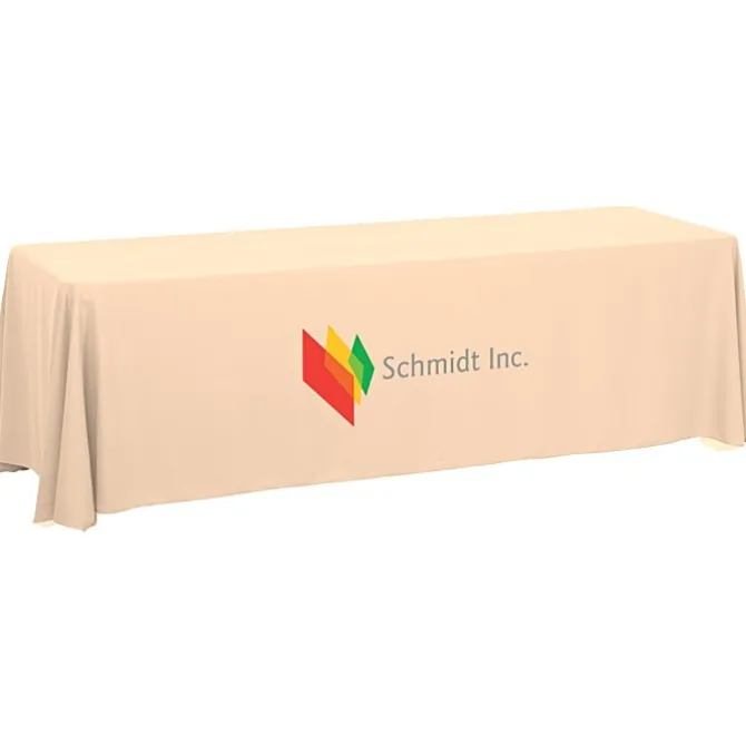 Serged Closed-Back Table Throw - 8 feet
