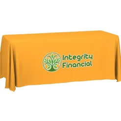 Serged Closed-Back Table Throw - 6 feet - 24 hr
