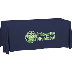 Serged Closed-Back Table Throw - 6 feet - 24 hr