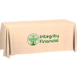 Serged Closed-Back Table Throw - 6 feet - 24 hr