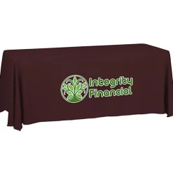 Serged Closed-Back Table Throw - 6 feet - 24 hr