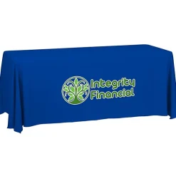 Serged Closed-Back Table Throw - 6 feet - 24 hr