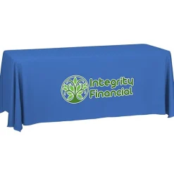 Serged Closed-Back Table Throw - 6 feet - 24 hr