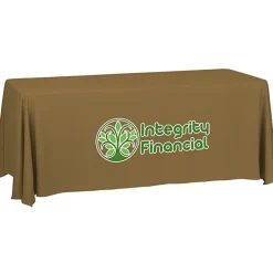 Serged Closed-Back Table Throw - 6 feet - 24 hr