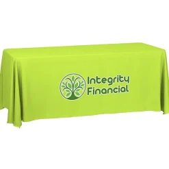 Serged Closed-Back Table Throw - 6 feet - 24 hr
