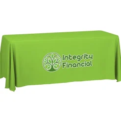 Serged Closed-Back Table Throw - 6 feet - 24 hr