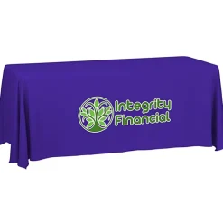 Serged Closed-Back Table Throw - 6 feet - 24 hr