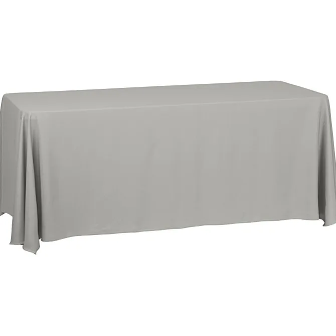 Serged Closed-Back Table Throw - 6 feet - Blank