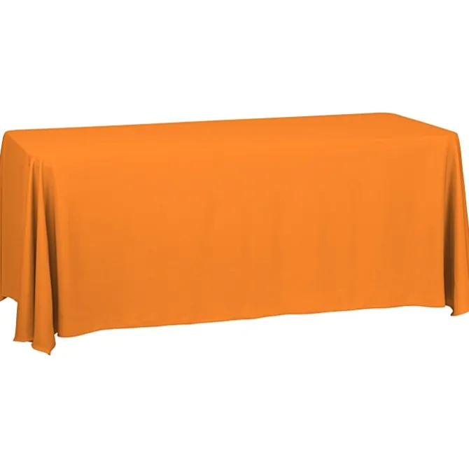 Serged Closed-Back Table Throw - 6 feet - Blank