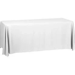 Serged Closed-Back Table Throw - 6 feet - Blank