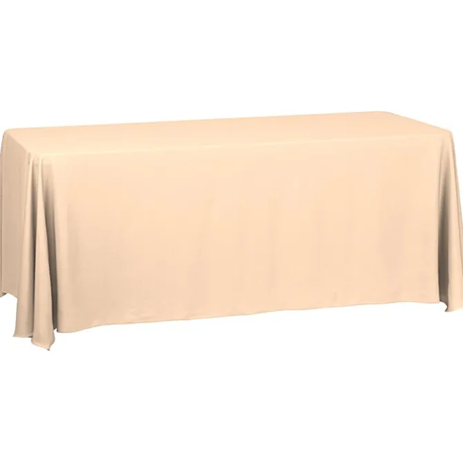Serged Closed-Back Table Throw - 6 feet - Blank