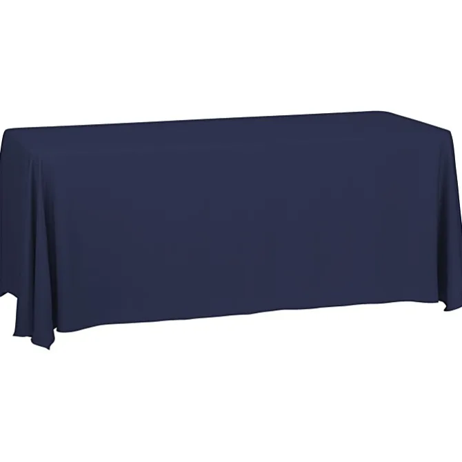 Serged Closed-Back Table Throw - 6 feet - Blank