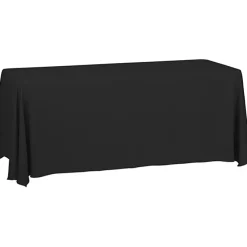 Serged Closed-Back Table Throw - 6 feet - Blank