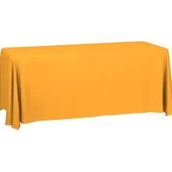 Serged Closed-Back Table Throw - 6 feet - Blank