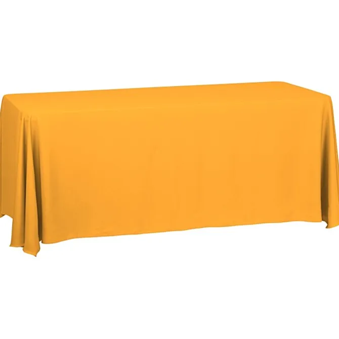 Serged Closed-Back Table Throw - 6 feet - Blank