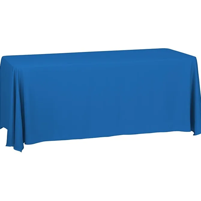 Serged Closed-Back Table Throw - 6 feet - Blank