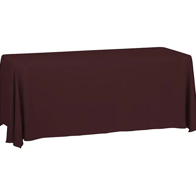 Serged Closed-Back Table Throw - 6 feet - Blank