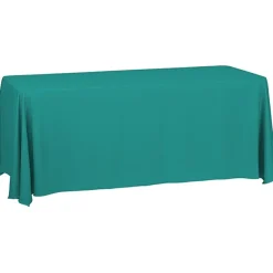 Serged Closed-Back Table Throw - 6 feet - Blank