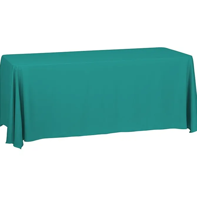 Serged Closed-Back Table Throw - 6 feet - Blank