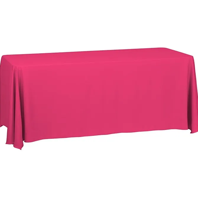 Serged Closed-Back Table Throw - 6 feet - Blank