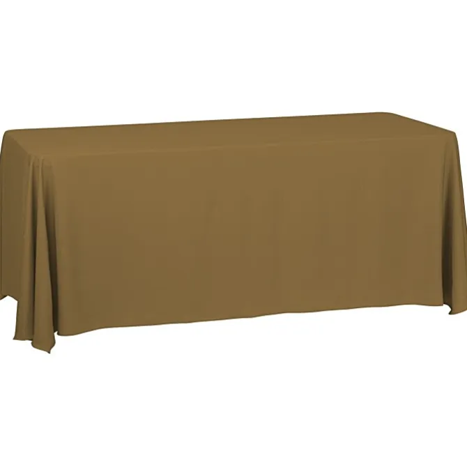 Serged Closed-Back Table Throw - 6 feet - Blank
