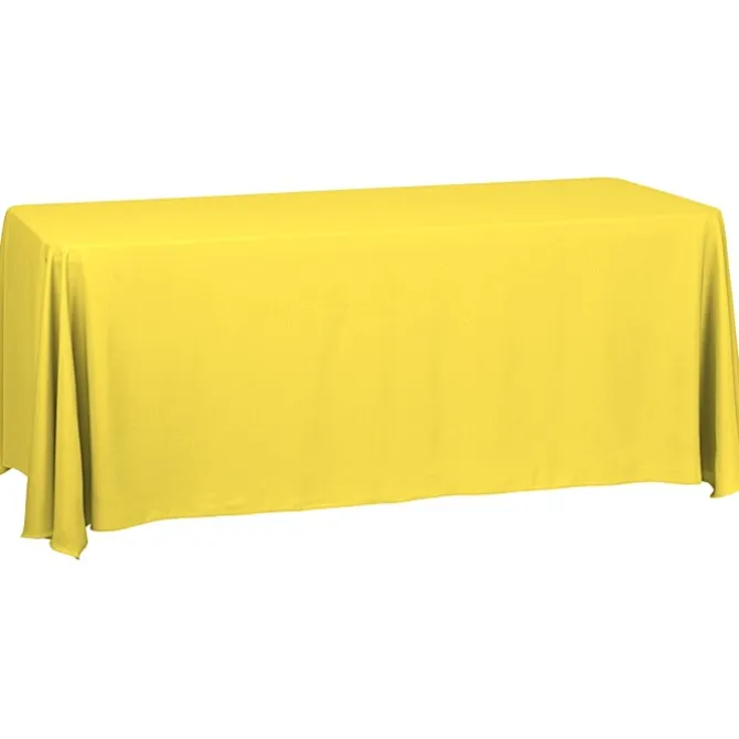 Serged Closed-Back Table Throw - 6 feet - Blank