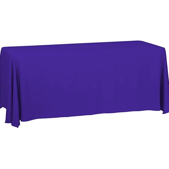 Serged Closed-Back Table Throw - 6 feet - Blank