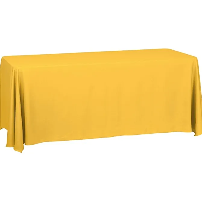 Serged Closed-Back Table Throw - 6 feet - Blank