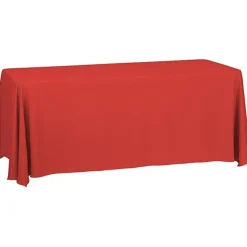 Serged Closed-Back Table Throw - 6 feet - Blank