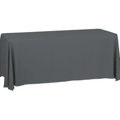 Serged Closed-Back Table Throw - 6 feet - Blank