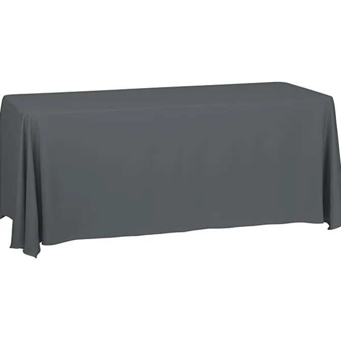 Serged Closed-Back Table Throw - 6 feet - Blank