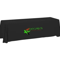 Serged Closed-Back Table Throw - 8 feet - 24 hr