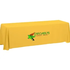 Serged Closed-Back Table Throw - 8 feet - 24 hr