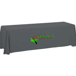 Serged Closed-Back Table Throw - 8 feet - 24 hr